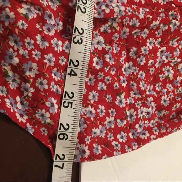 **SOLD**###### button down long sleeve floral top - Picture 6 of 8